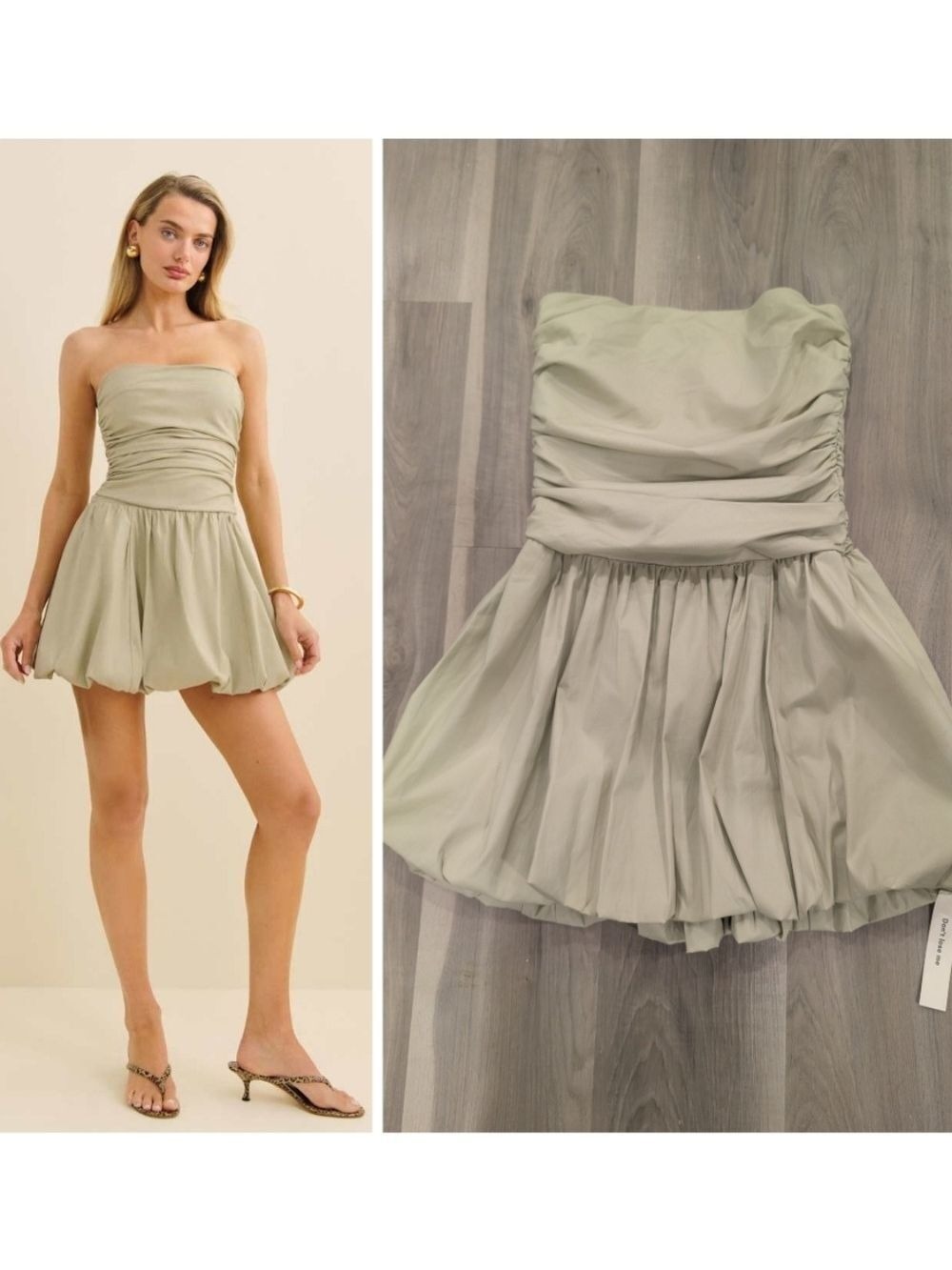 Reformation | Clea Dress In Dried Herb